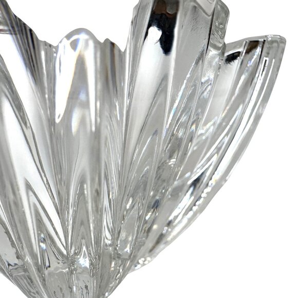 Mikasa Lydia Tulip Bowl 6" Ribbed Crystal Scalloped‎ Edge CandyDish marked Japan - Picture 8 of 8